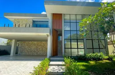 Casa em condomínio para venda em camaçari, busca vida (abrantes), 6 dormitórios, 5 suítes, 7 banheiros, 6 vagas