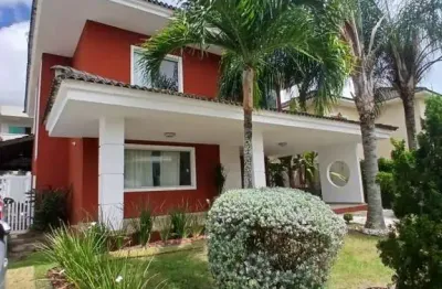 Casa em condomínio para venda em camaçari, alphaville (abrantes), 4 dormitórios, 4 suítes, 5 banheiros, 4 vagas