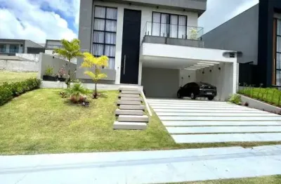 Casa em condomínio para locação em camaçari, abrantes, 4 dormitórios, 4 suítes, 5 banheiros, 4 vagas