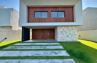 Casa em condomínio para venda em camaçari, alphaville (abrantes), 4 dormitórios, 3 suítes, 6 banheiros, 4 vagas