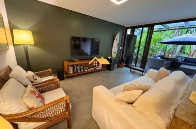 Aluguel de casa em condomínio de alto padrão em juquehy, são sebastião-sp: 3 quartos, 3 suítes, 2 salas, 3 banheiros, 3 vagas, 140m².