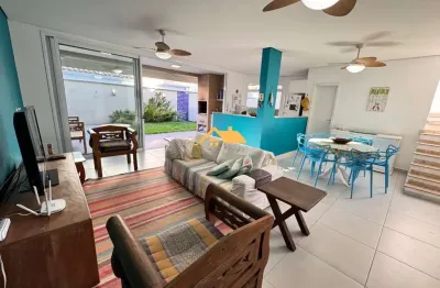 Casa para locação anual a 300 metros do centro comercial de juquehy- 4 dormitórios, piscina.