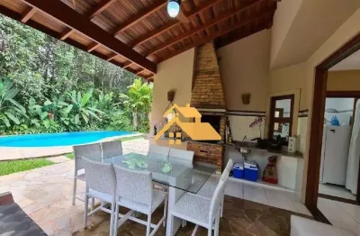 Casa com 6 dormitórios para alugar, 250 m² por r$ 26.500,00/mês - praia da baleia - são sebastião/sp