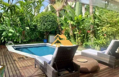 Casa com 5 dormitórios para alugar, 250 m² por r$ 9.250,00/dia - baleia - são sebastião/sp