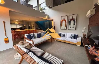 Casa com 4 dormitórios para alugar, 160 m² - praia de juquehy - são sebastião/sp