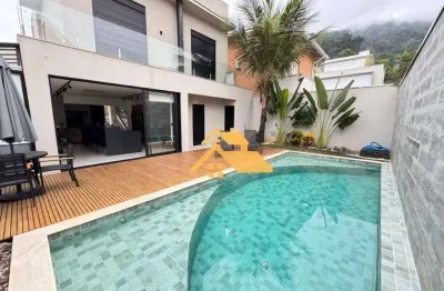 Casa com 5 dormitórios à venda, 300 m² por r$ 7.399.000,00 - praia de juquehy - são sebastião/sp