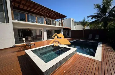 Sobrado com 5 dormitórios, 260 m² - venda por r$ 6.800.000,00 ou aluguel por r$ 14.500,00/dia - praia de juquehy - são sebastião/sp