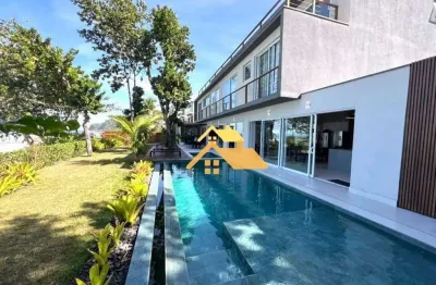 Casa com 5 dormitórios para alugar, 400 m² por r$ 15.000,01/dia - praia de juquehy - são sebastião/sp