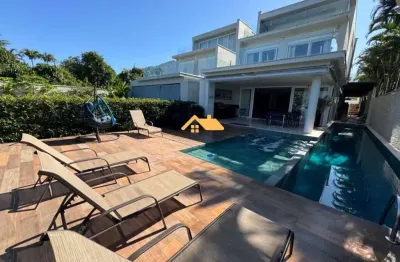 Casa com 6 dormitórios para alugar, 400 m² por r$ 33.000,00/dia - praia de juquehy - são sebastião/sp