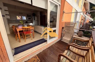 Flat com 2 dormitórios à venda, 80 m² por r$ 1.600.000,00 - praia de juquehy - são sebastião/sp