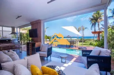 Casa com 7 dormitórios para alugar, 400 m² - praia de juquehy - são sebastião/sp