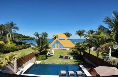 Mansão com 7 dormitórios  frente ao mar à venda, 365 m² por r$ 26.000.000 - praia de camburi - são sebastião/sp