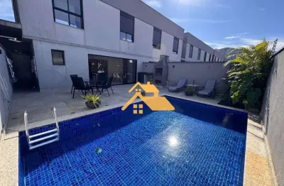 Sobrado com 4 dormitórios, 220 m² - venda por r$ 4.500.000,00 ou aluguel por r$ 19.350,00/mês - praia barra do sahy - são sebastião/sp