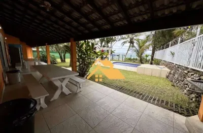 Casa com 5 dormitórios frente ao mar  para alugar - praia de maresias - são sebastião/sp