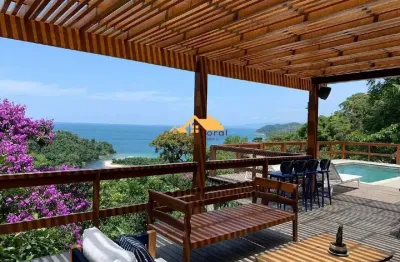 Casa com 5 dormitórios para alugar anual - barra do una - são sebastião/sp