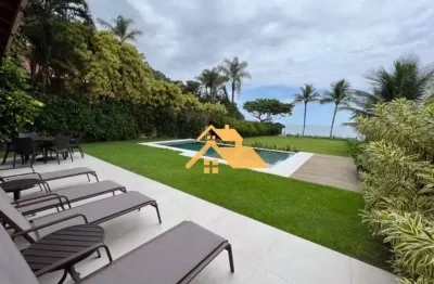 Mansão frente ao mar, master lll com 7 dormitórios à venda, 569 m² por r$ 26.000.000 - camburizinho - são sebastião/sp