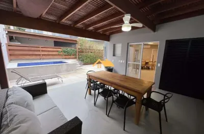 Sobrado com 4 dormitórios para alugar, 200 m² por r$ 11.250,01/mês - praia de camburi - são sebastião/sp