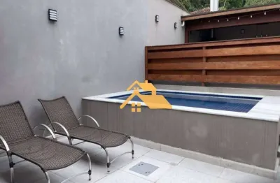 Sobrado com 4 dormitórios, 200 m² - venda por r$ 2.100.000,00 ou aluguel por r$ 11.050,01/mês - praia de camburi - são sebastião/sp