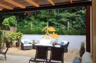 Sobrado com 4 dormitórios para alugar, 169 m² por r$ 18.850,00 - praia de juquehy - são sebastião/sp