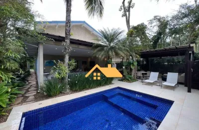 Casa com 5 dormitórios para alugar- praia da baleia - são sebastião/sp