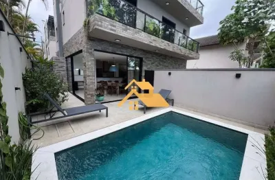 Casa com 4 dormitórios à venda, 220 m² por r$ 11.500.000,00 - praia de juquehy - são sebastião/sp