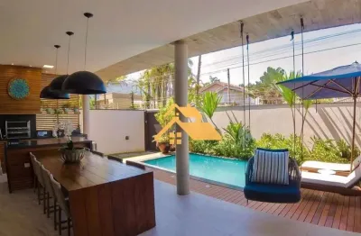 Casa com 4 dormitórios, 170 m² - venda por r$ 4.900.000 ou aluguel- praia de juquehy - são sebastião/sp