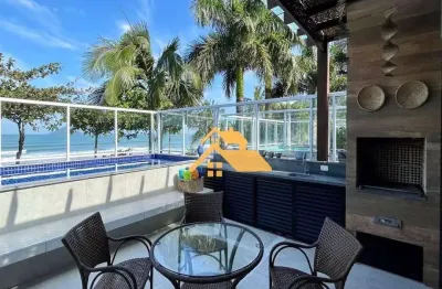 Casa frente ao mar com 4 dormitórios para alugar por temporada, 300 m² por r$ 10.200/dia - praia de juquehy - são sebastião/sp