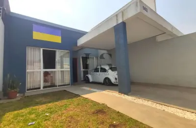 Casa para venda em guarapuava, boqueirão, 3 dormitórios, 1 suíte, 2 banheiros, 2 vagas