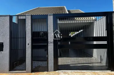 Linda casa nova com corredor lateral e cozinha separada, 01 suite + 02 quartos a venda no jardim di