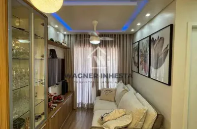 Apartamento semi mobiliado, acabamento fno, no 7º andar à venda no edifício solar das araucárias, m