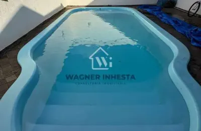 Só r$680mil! casa com piscina aquecida, suite com hidro + 02 quartos, ampla 190m² de area construíd