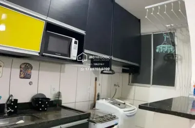 Apartamento mobiliado para venda em são josé do rio preto, rios di italia, 2 dormitórios, 1 banheiro, 1 vaga