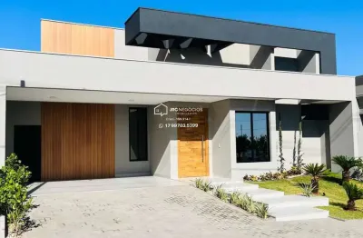 Casa em condomínio para venda em mirassol, terra vista residence club, 3 dormitórios, 2 suítes, 5 banheiros, 4 vagas