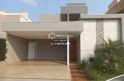 Casa em condomínio para venda em são josé do rio preto, village damha iii, 3 dormitórios, 2 suítes, 4 banheiros, 2 vagas