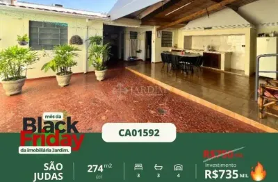 Casa com 3 quartos à venda no São Judas, Piracicaba 