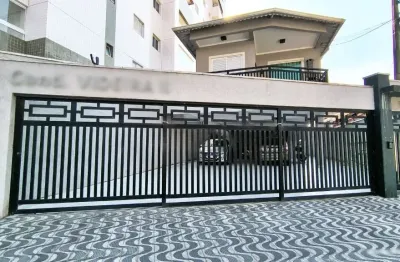 Casa em condomínio fechado com 2 quartos à venda na Vila Mirim, Praia Grande 