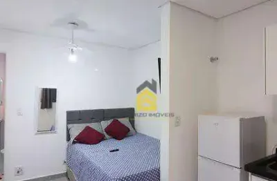 Studio com 1 dormitório para alugar, 24 m² por r$ 1.800/mês - conjunto habitacional franchini - são bernardo do campo/sp
