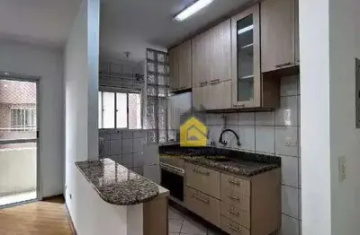Apartamento com 2 dormitórios para alugar, 57 m² por r$ 2.505,00/mês - vila gonçalves - são bernardo do campo/sp