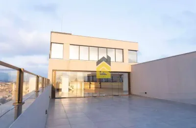 Andar corporativo para alugar, 164 m² por r$ 17.349,70/mês - jardim monte líbano - santo andré/sp