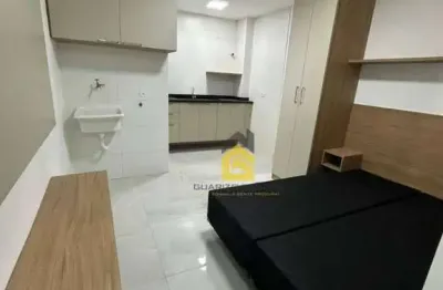 Studio com 1 dormitório para alugar, 20 m² por r$ 1.200,00/mês - condomínio maracanã - santo andré/sp