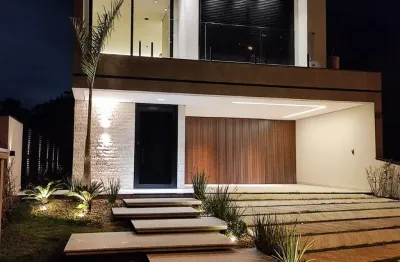 Maravilhosa casa no condomínio bella cittá fazenda rodeio sobrado para venda com 268 m² com 4 suítes piscina e gourmet