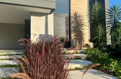 Maravilhosa casa no condomínio mosaico essence térrea para venda tem 160 m² 3 suítes e espaço gourmet