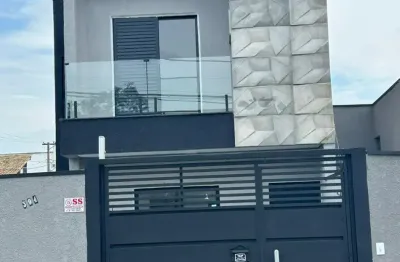 Lindo sobrado no jd. universo para venda com 112 m² com 3 quartos1 suíte espaço gourmet