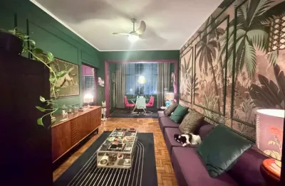 Apartamento à venda em higienópolis: edificio tui, 2 dormitórios, vintage, 106m², próximo ao shopping!