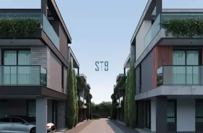 Casa em condomínio fechado com 4 quartos à venda na rua eduardo sprada, 3390, campo comprido, curitiba por r$ 1.305.320