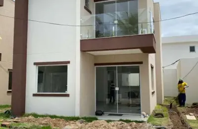Casa em condomínio para venda em lauro de freitas, buraquinho, 4 dormitórios, 3 suítes, 4 banheiros, 2 vagas