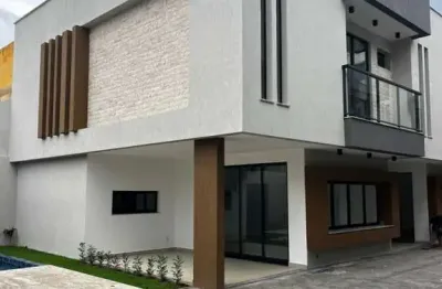 Casa em condomínio para venda em lauro de freitas, ipitanga, 3 dormitórios, 3 suítes, 4 banheiros, 1 vaga