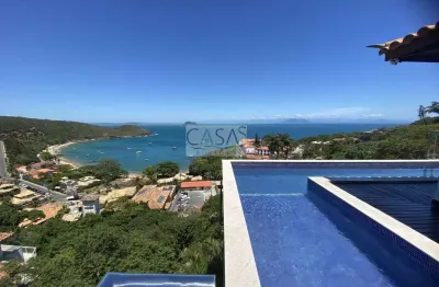 Excepcional mansão 5 quartos 600 m² com vista deslumbrante para praia de joão fernandes