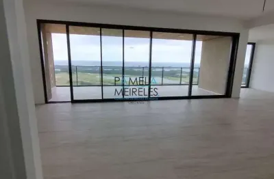 Apartamento 4 quartos primeira locação com 268,40 m2 vista mar da Barra da Tijuca no Golf Olímpico