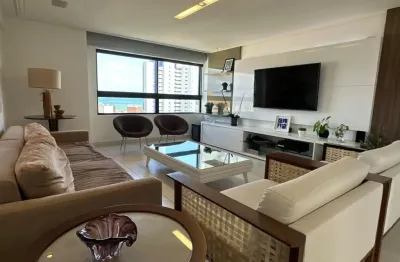 Apartamento no bairro miramar, 01 por andar, 04 suítes, 04 vagas garagem